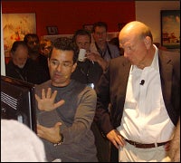  Microsoft's Steve Ballmer and Mike Angiulo 