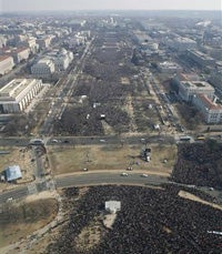 Washington D.C. at the Obama inauguration